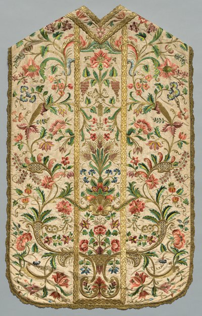 Chasuble，1700年代。 作者 不明