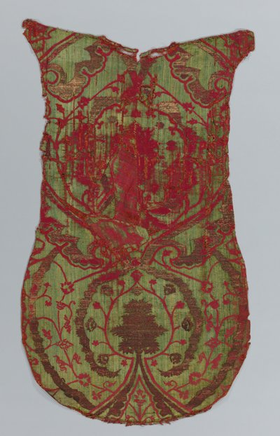 Chasuble Front，16世纪。 作者 不明