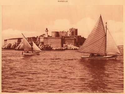 dIf城堡，If城堡，马赛，1930年。 作者 不明