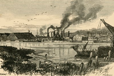 查塔姆造船厂，1898年。 作者 不明