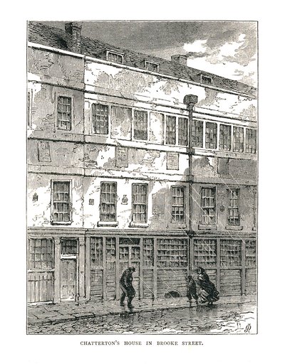 布鲁克街的查特顿大厦，1878年 作者 不明