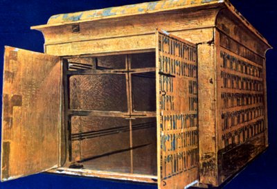 公元前14世纪图坦卡蒙墓的宝箱 作者 不明