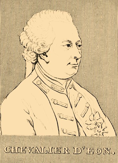 骑士·德恩（Knight DEon），1728年-1810年，1830年。 作者 不明