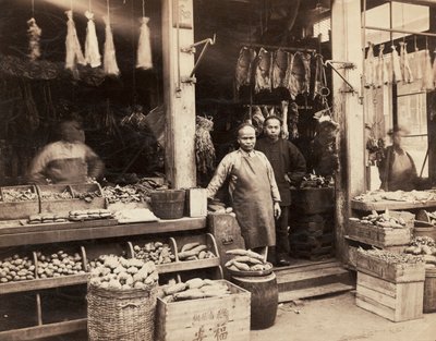 中国城杂货店(黑白照片) 作者 不明