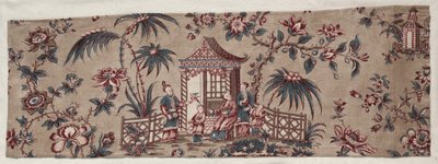 中国风设计，1800年代初期。 作者 不明