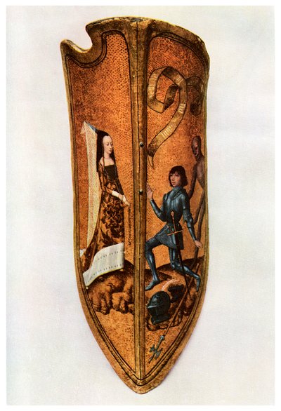 骑士精神和宫廷爱情：佛兰芒阅兵式，c1400，1956年 作者 不明