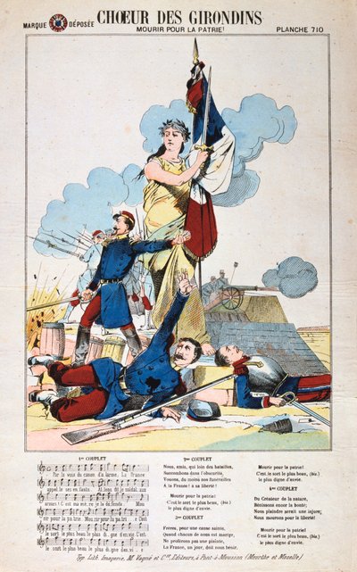 吉伦丁合唱团歌集，法普战争，1870-1871年。 作者 不明