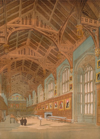 牛津大学基督堂教堂，建于1845年，1864年 作者 不明