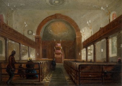基督教堂新街，1840-1860。 作者 不明
