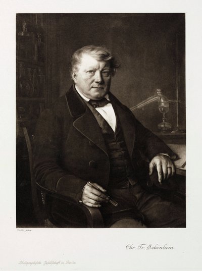 Christian Friedrich Schonbein，德国化学家，约1860年 作者 不明