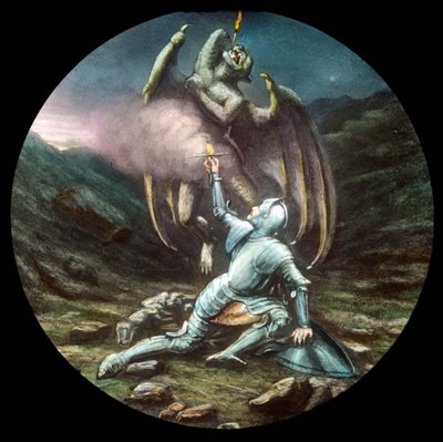 克里斯蒂安（Christian and Apollyon），摄于1910年。 作者 不明