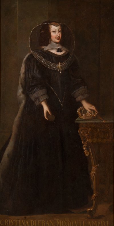 法国克里斯汀·玛丽（Christine Marie）1606-1663，萨伏伊公爵夫人 作者 不明