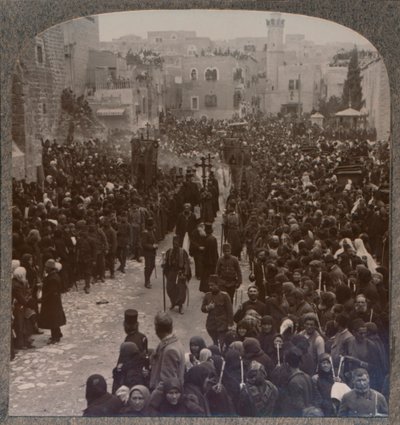伯利恒的圣诞节游行，c1900 作者 不明