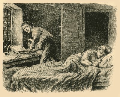 克里斯托夫（Christoph）抓住了手稿和副本，1907年。 作者 不明