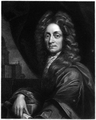 克里斯托弗·雷恩（Christopher Wren），英国建筑师，数学家和物理学家，1833年 作者 不明