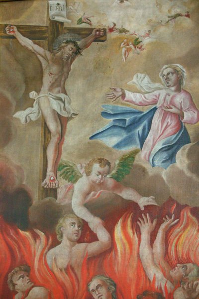 Saint-Nicolas de Veroce 教堂。 受难圣尼古拉斯·德·维罗塞法国 作者 不明