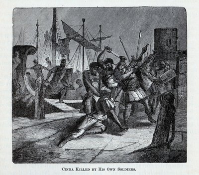 辛纳被自己的士兵杀死，1882年 作者 不明