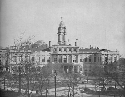 纽约市政厅，约建于1897年。 作者 不明