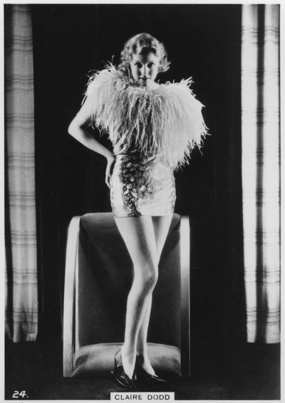 克莱尔·多德（Claire Dodd），美国电影女演员，c1938年 作者 不明
