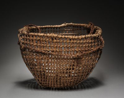 1800年代末，翻滚篮子与蛤Line篮。 作者 不明