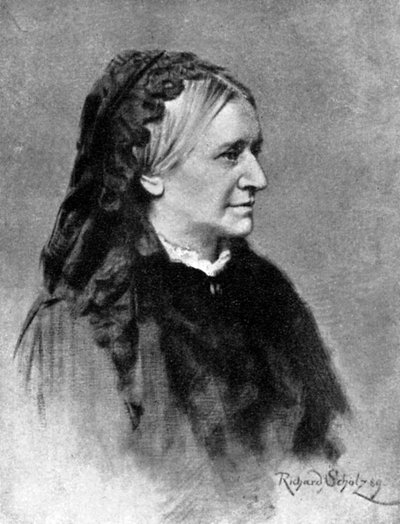 克拉拉·约瑟芬·维克·舒曼（Clara Josephine Wieck Schumann），1819年至1896年，浪漫主义钢琴家，1909年 作者 不明