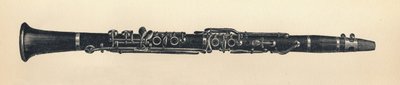 单簧管，1895年。 作者 不明