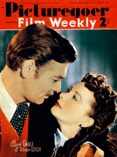 克拉克·盖布尔1901-1960和薇薇安·利（Vivien Leigh）1913-1967，演员，1940年 作者 不明