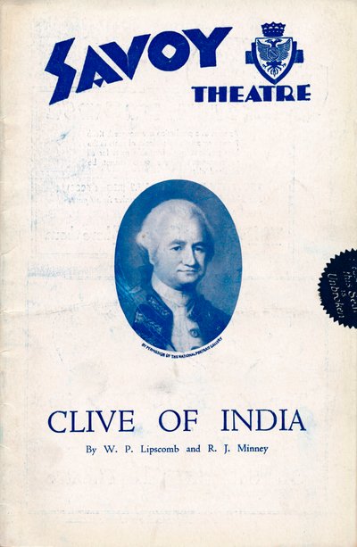 1934年，萨伏依剧院的印度节目Clive 作者 不明