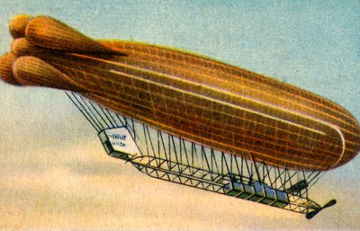 Clément-Bayard1号飞艇，1908年，1932年。 作者 不明