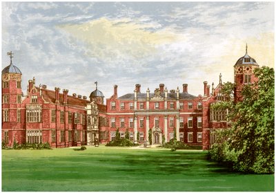 肯特的Cobham Hall，达恩利伯爵的故居，大约1880年 作者 不明