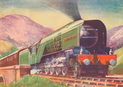 Cock O北机车，LNER，在高地，1940年 作者 Unbekannt