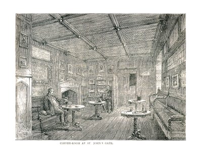 圣约翰门口咖啡室，1878年 作者 不明