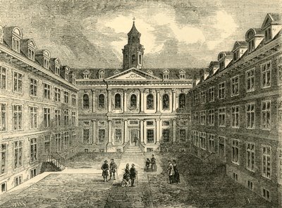 沃里克巷医师学院。四边形的内部，c1872。 作者 不明