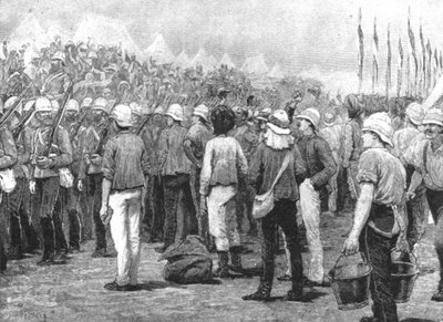 1883-85年苏南战争中的殖民地军队：新南威尔士步兵……于1885年在苏亚肯，1901年。 作者 不明