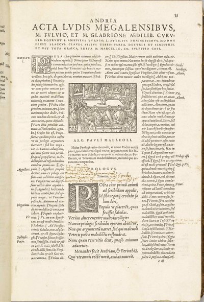 1552年让·德·罗尼（Jean de Roigny）的特伦斯喜剧片。 作者 不明