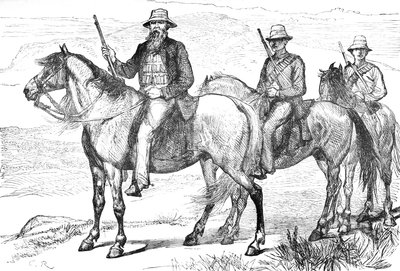 特瓦瓦尔骑兵义工的指挥官Piet Uys，c1880 作者 不明