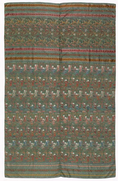 复合编织纺织品，1800年代。 作者 不明