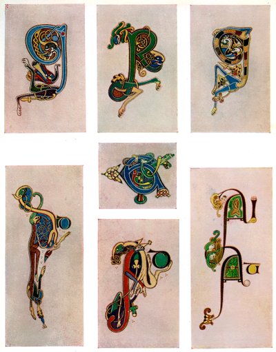 复合字母，公元800年，二十世纪 作者 不明