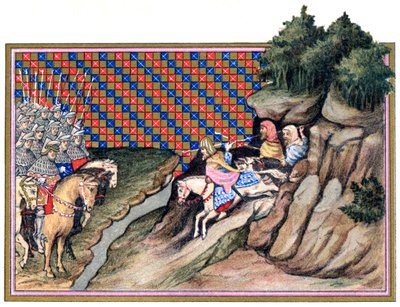 格洛斯特伯爵与爱尔兰首领理查德·二世（Richard IIs）坎帕涅的会议，1399年，18 作者 不明