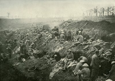 巩固占领的位置，1919年。 作者 不明