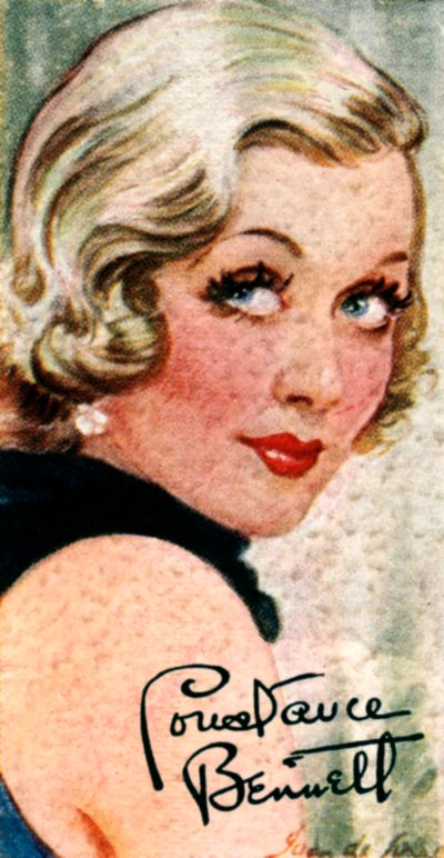 康斯坦斯·坎贝尔·贝内特（Constance Campbell Bennett），1904-1965年，美国女演员，二十世纪 作者 不明