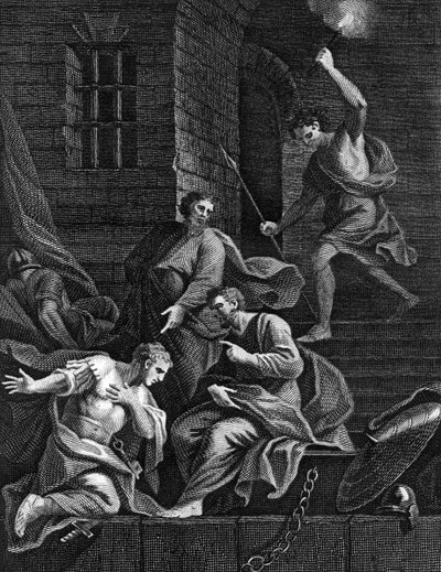 监狱的改建，1815年 作者 不明