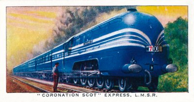 加冕苏格兰快车，LMSR，1938年 作者 不明