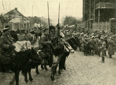 哥萨克士兵，第一次世界大战，1914年，c1920。 作者 不明