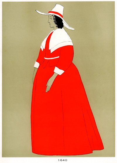 2040年代初至20世纪中叶的服装 作者 不明