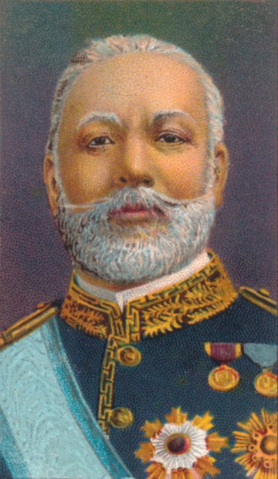林孝忠伯爵，1850-1913年，日本明治时代的职业外交官和内阁大臣，1906年 作者 不明