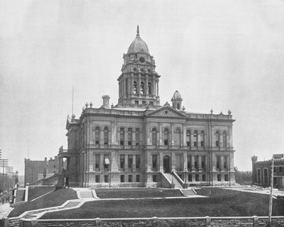 美国内布拉斯加州奥马哈市法院大楼，约于1900年。 作者 Unbekannt