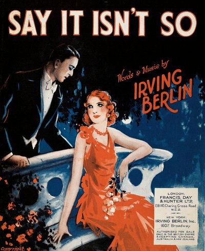 Cover of the score of "Say It Isn