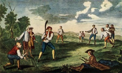 1785年在伦敦炮兵场进行的板球比赛》，1947年。   作者 不明