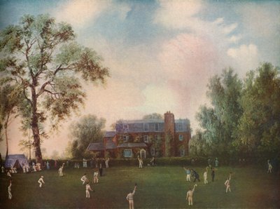 板球在罗切斯特（Rochester）的盖兹山广场（Gads Hill Place），约建于1868年 作者 不明